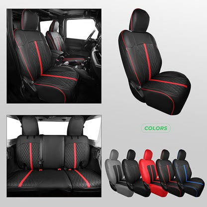 for Jeep Wrangler Seat Covers 4Door JK 2013 2014 2015 2016 2017, Custom Car - Image 8