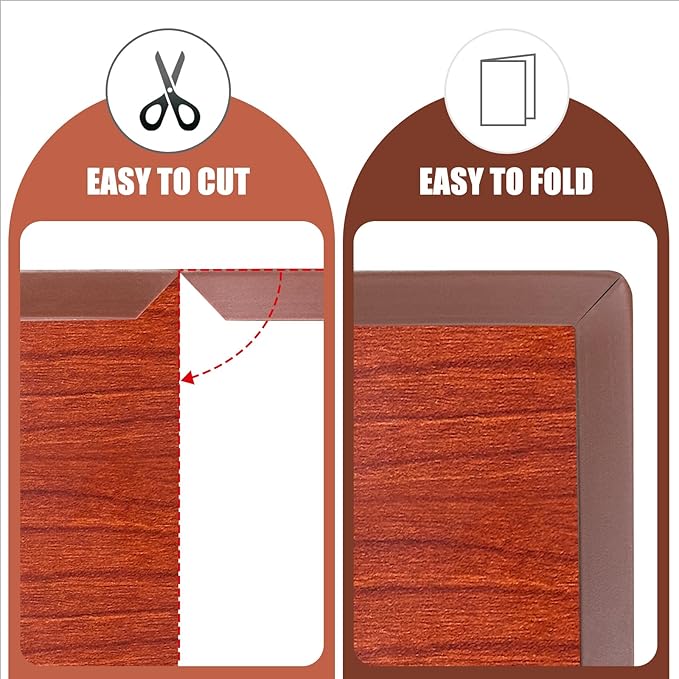 Rubber Edge Trim, Flexible Edge Banding, 1/2" U Channel Furniture Edge Protector - Image 5