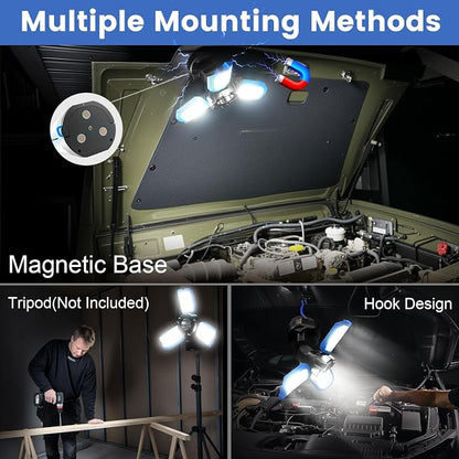 4000LM Rechargeable LED Work Light - Image 4