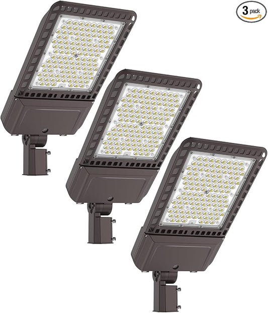 Led Parking Lot Light 300W 45, 000LM Slip Fitter Led Street Pole Light by DEMILARE