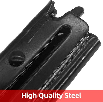 6PCS E Track J Hooks Heavy Duty E Track X Track Steel Hanger, Spring Fitting E - Image 3