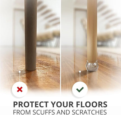 X-Protector Silicone Chair Leg Floor Protectors - Image 4