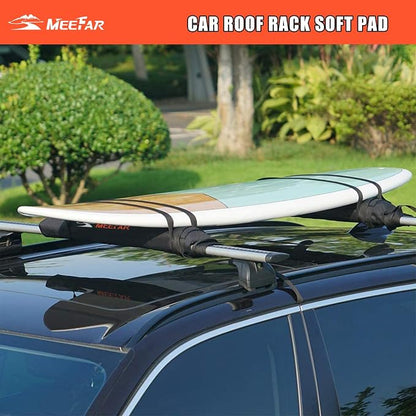 Universal Car Soft Roof Rack Pads Luggage Carrier System - Image 5