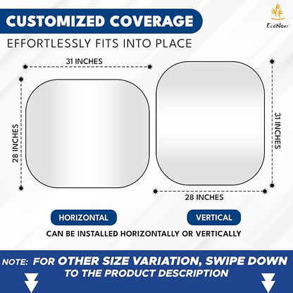 EcoNour Car Windshield Sun Shade Foldable | Front Windshield Shade - Image 6