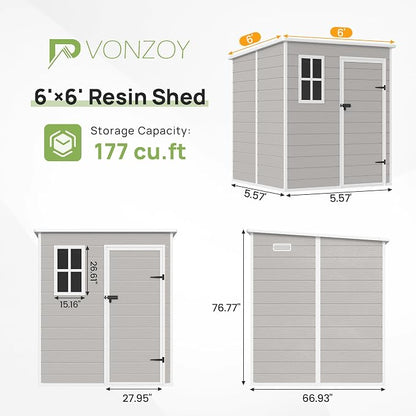 Resin Outdoor Storage Shed - Image 2