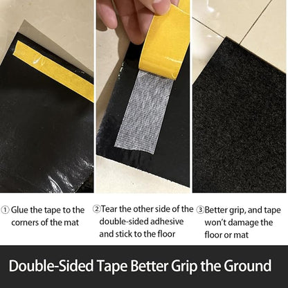 Large Motorcycle Mat Under Car Washable Garage Mats Oil Absorbent Pad Rubber - Image 7