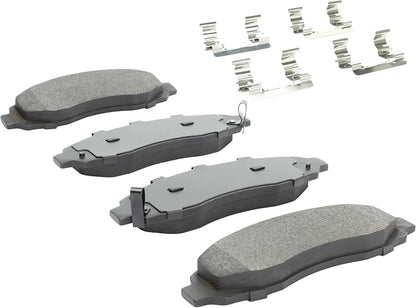 Premium Semi-Metallic Front Brake Pads Compatible - Image 2