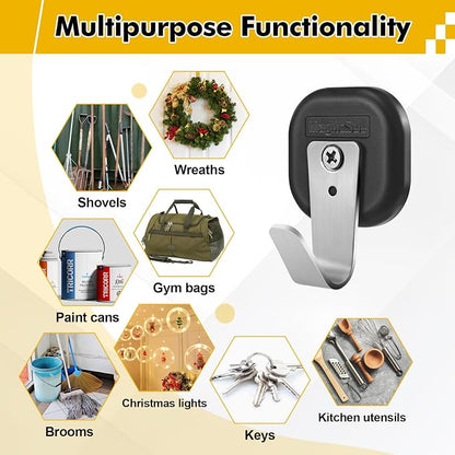 Upgraded Heavy Duty Magnetic Hook, Powerful Magnet Versalite Indoor and Outdoor - Image 4