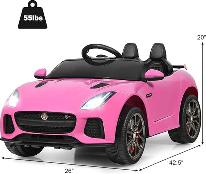 Costzon Ride on Car, 12V Licensed Jaguar F-Type SVR Battery Powered Kids' - Image 6