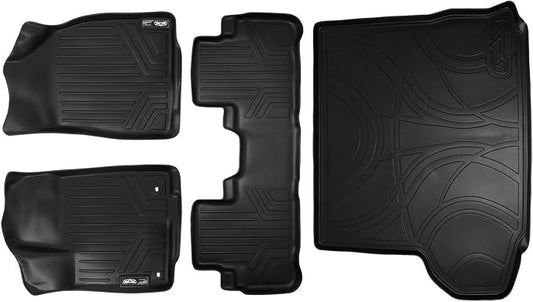 MAXLINER All Weather Custom Fit 2 Row & Cargo Liner Behind The 2nd Row Floor by SMARTLINER-USA