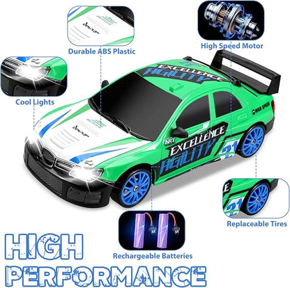 RC Drift Car 2.4GHz 1:24 Scale 4WD Remote Control Car 15KM/H High Speed - Image 3