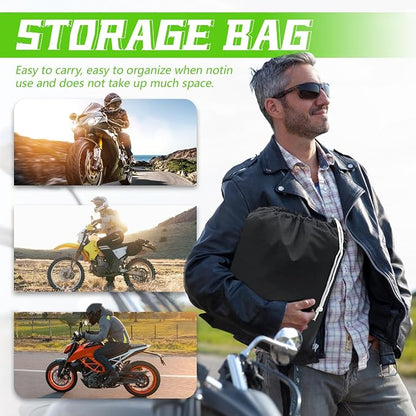 COVERVIN Motorcycle Cover, All Weather Outdoor Waterproof Night Protection - Image 11