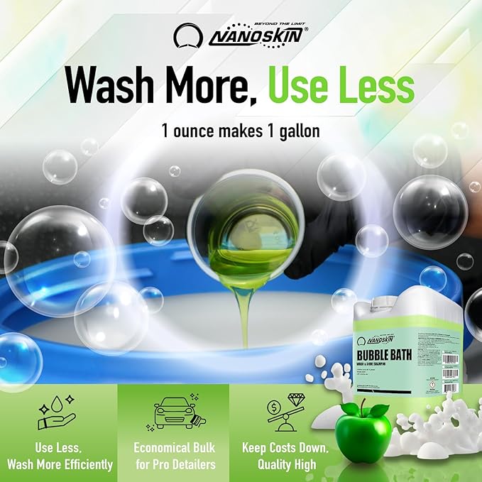 Nanoskin BUBBLE BATH Foaming Car Wash Shampoo 1 Gallon - Image 2