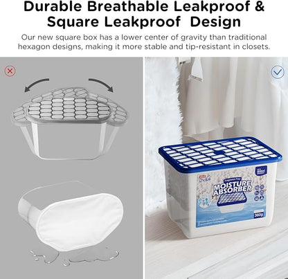 W&E Choice Moisture Absorbers, Fragrance-Free Dehumidifier Boxes - Image 4
