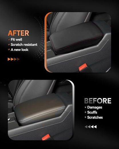 CDEFG for 2020-2025 Audi A5 Center Console Cover Armrest Cover for A5 2020 2021 - Image 3