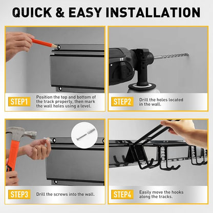 ELEAD 96 Inches Garage Storage, Garage Organization, Garden Tool Organizer Wall - Image 7