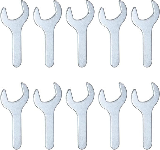 HARFINGTON 10pcs Small Wrench Open End Wrench 26x100x2.8mm Metric U-Shaped by HARFINGTON