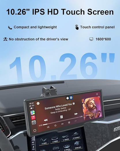 Portable Carplay Screen 10.26'' HD IPS Apple Carplay & Android Auto Screen - Image 5