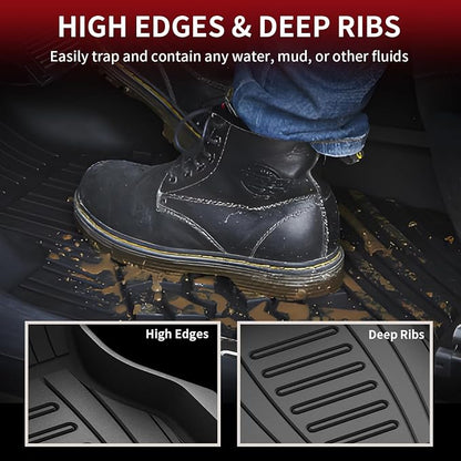 LASFIT Floor Mats Custom Fit for Audi Q5 SQ5 2018-2025, All-Weather Protection - Image 6
