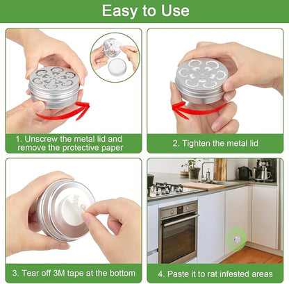 4 Pack Mouse Repellent for Car Engines, Peppermint Oil to Repel Mice and Rats - Image 6