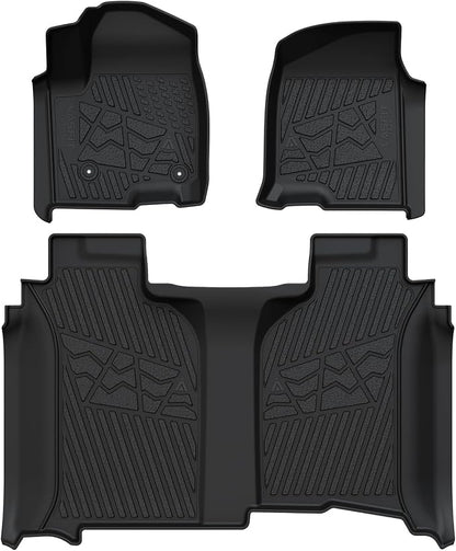 LASFIT Floor Mats 2019-2025 for Chevrolet Silverado/GMC Sierra 1500, 2020-2025 - Image 9