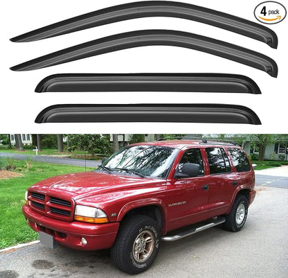 Window Visors Rain Guards Shield by YQAUTEC