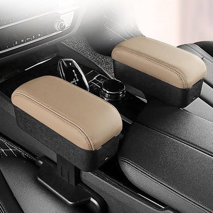 JEYODA Car Armrest Box with Cup Holder Car Central Liftable Armres Storage by JEYODA