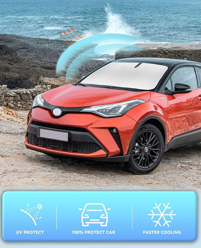 Sun Shade for C-HR CHR Windshield Sunshades Cover Front Window Shields Custom - Image 5