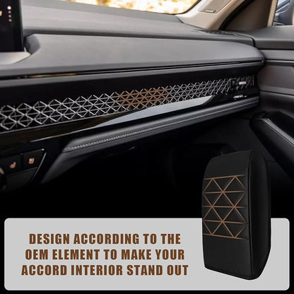 Muslogy for Accord 2025 2024 2023 Center Console Cover Armrest Pad Vegan - Image 2