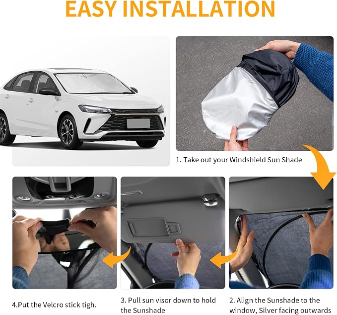 Sunshade Sun Shield for Mercedes-Benz C-Class W205 C250 C300 C400 SLK SLS CLA - Image 4