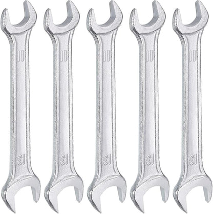 HARFINGTON 5pcs Double Open End Wrench 11mm x 13mm Metric 15 Degree Offset by HARFINGTON