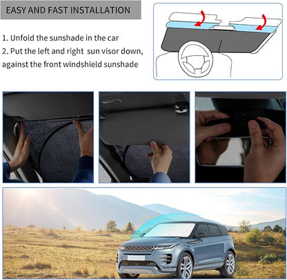 for Odyssey 2026 Windshield Sun Shade Foldable Sunshade fit - Image 7