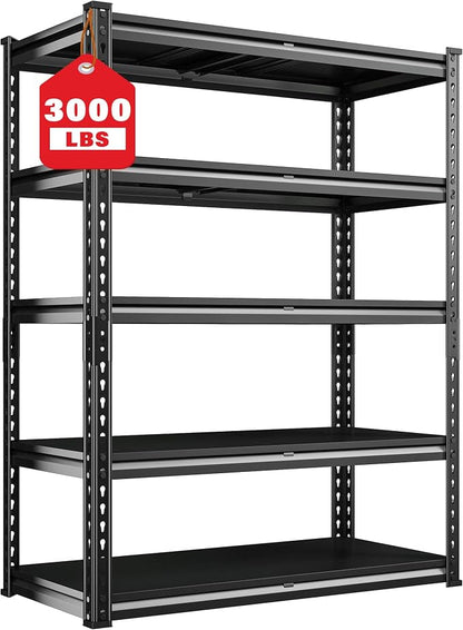 REIBII 3000LBS Garage Shelving 72" H Storage Shelves Heavy Duty Adjustable - Image 9