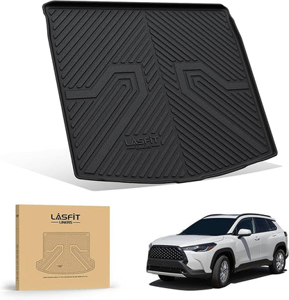 LASFIT Cargo Mat for Toyota Corolla Cross 2022-2025, Custom Fit All-Weather TPE - Image 2