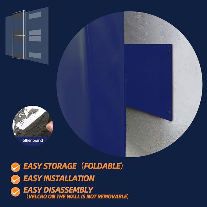 PROGOAL 2"/4" Thick Foam Protection Wall Pad，Gym Basketball-Court - Image 6