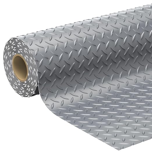7.8 x 18 FT Garage Floor Mats for Under Car, 2.8mm Thickened Rubber Garage by Geemax