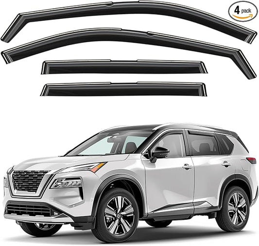 Window Deflectors Smoke Tinted In-Channel Side Window Vent Visor Deflectors by Unknown