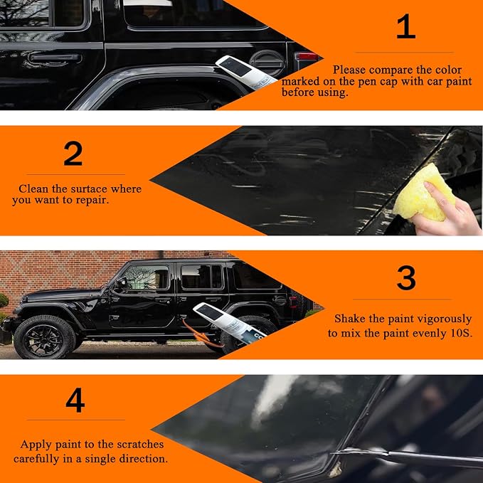 PXJ/KXJ Diamond Black Crystal Pearl Touch Up Paint - Image 6