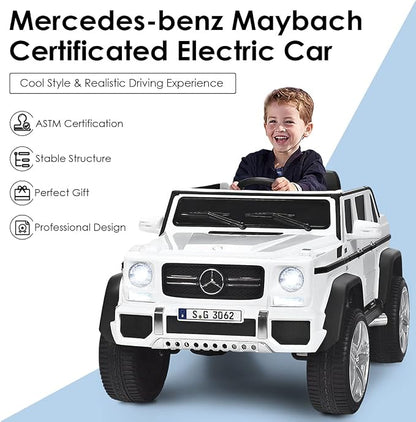 HONEY JOY Ride On Truck, Licensed Mercedes-Benz Maybach G650 Battery Powered - Image 5