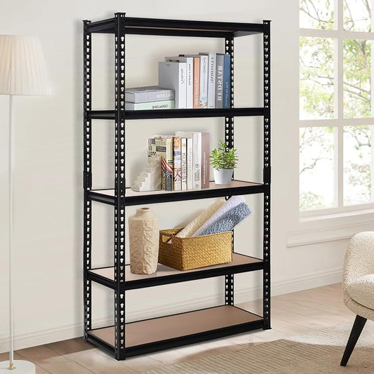 Garage Storage Shelves 35.43" W x 15.75" D x 72" H, 5 Tier Storage Rack by PACHIRAE-Commerce
