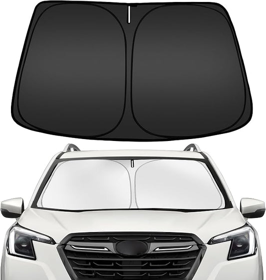 ARISMOTOR Windshield Sun Shade for S-ubaru Forester 2019-2024, Custom Fit by ARISMOTOR