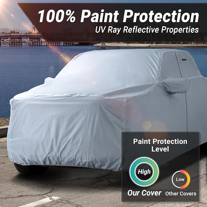 iCarCover Fits 2000-2024 Frontier Crew Cab, 6.1 ft Regular Bed Nissan Truck - Image 3