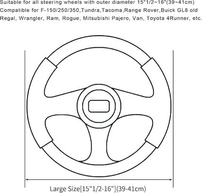 Soft Car Steering Wheel Cover for Sedan, Warm Luxury Velvet, Anti Slip - Image 9