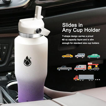 SENDESTAR SENDESTAR 40oz Stainless Steel Water Bottle, Double Wall Vacuum - Image 4