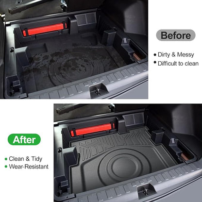 Under Cargo Mat for 2025 Chevy Equinox Fuel, All Weather TPE 2nd Layer Trunk - Image 3
