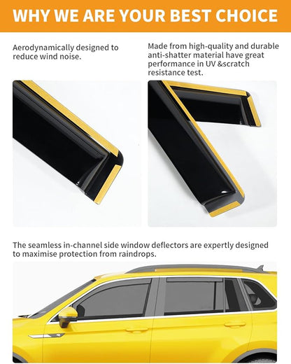 in-Channel Window Rain Guards Fit - Image 5
