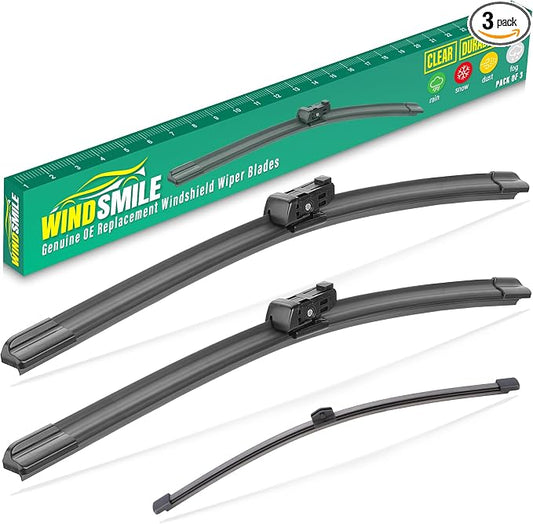 27" 20" 15" Windshield Wiper Blades Replacement by WINDSMILE