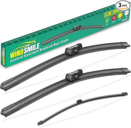 24" 20" 13" Windshield Wiper Blades Replacement by WINDSMILE
