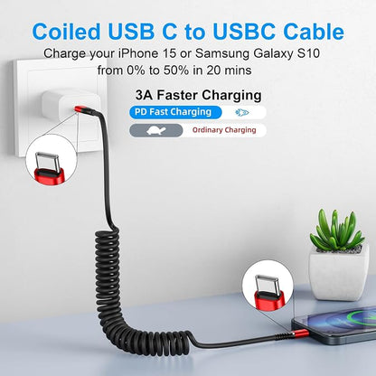 USB C to USB C Cable 6ft, Type C Fast Charging Compatible - Image 2