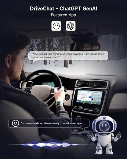 Wireless CarPlay Adapter Android 13 AI Box, Upgraded CB6C Video Streaming Plug - Image 4